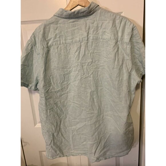Marc Anthony Men’s‎ Sz XXL Button Shirt Green  Linen Blend Button Down - Picture 8 of 8
